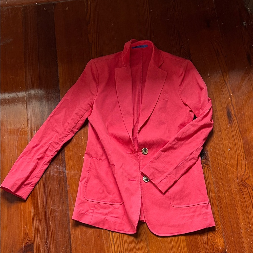 J. McLaughlin Red Blazer